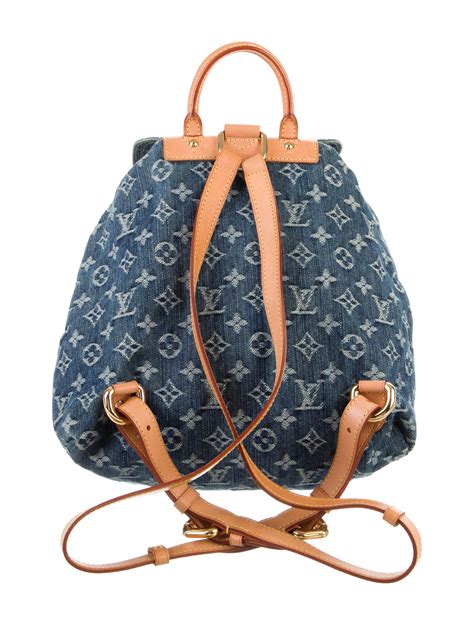 denim backpack lv|louis vuitton backpack anklet.